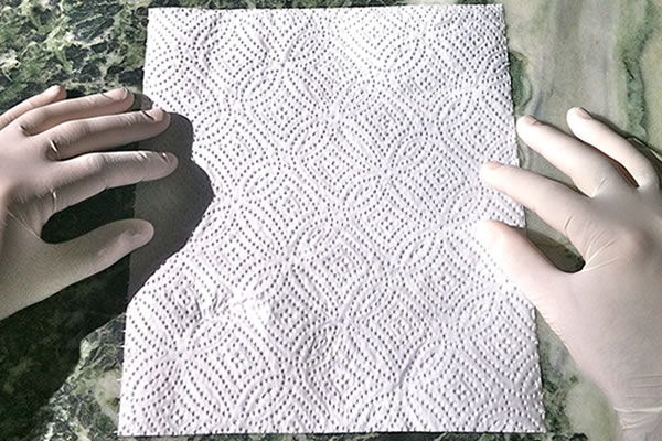 Use unbleached kitchen towel