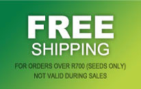 Free Shipping for Seed Orders Over R700